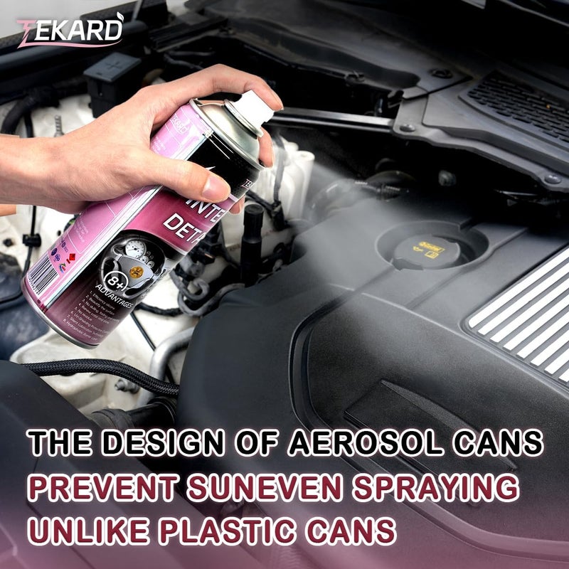TEKARD Car Interior Cleaner, Leather Cleaner, 15 oz. Large-Capacity Interior Detailer in Iron Can, Wheel Cleaner, Suitable for Cleaning Rubber, Plastic, and Leather Surfaces Inside Vehicles (1 Bottle) - Image 3